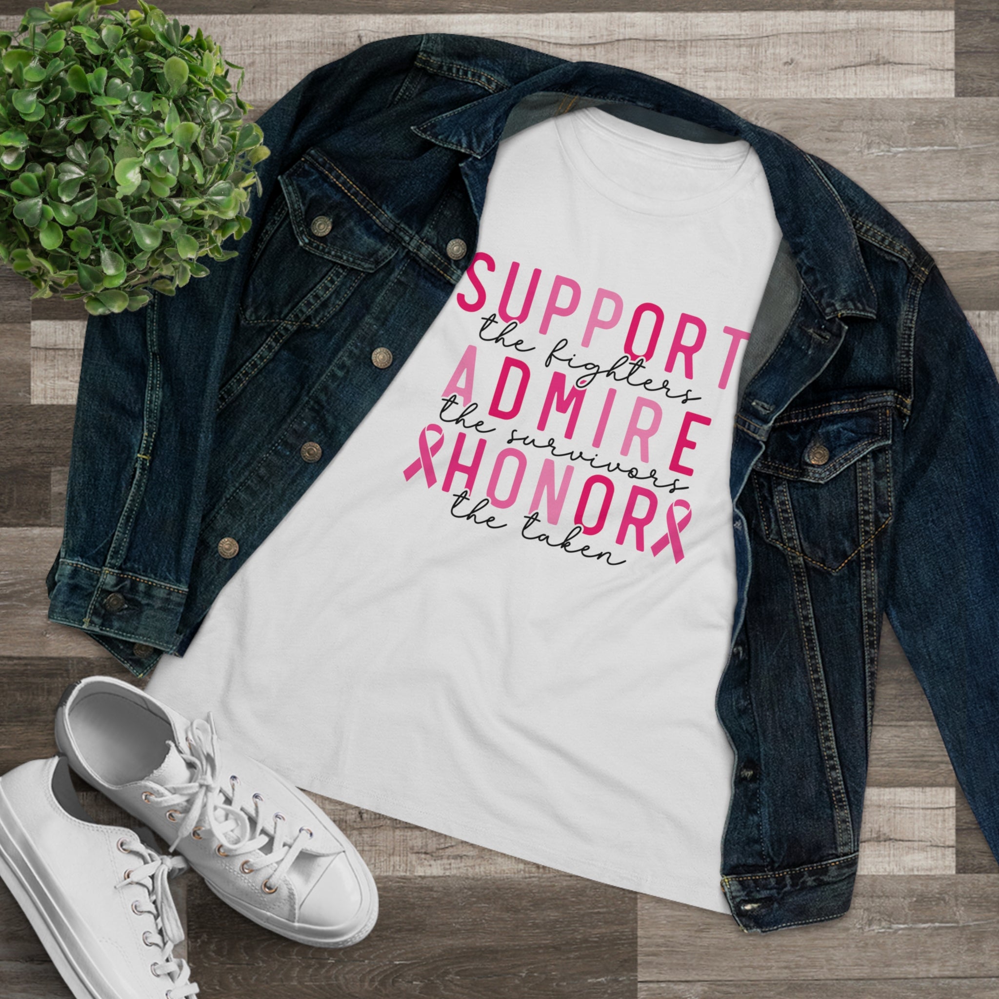 Support the fighters, Admire the survivors, Honor the taken, Breast Ca –  The Pink Warrior
