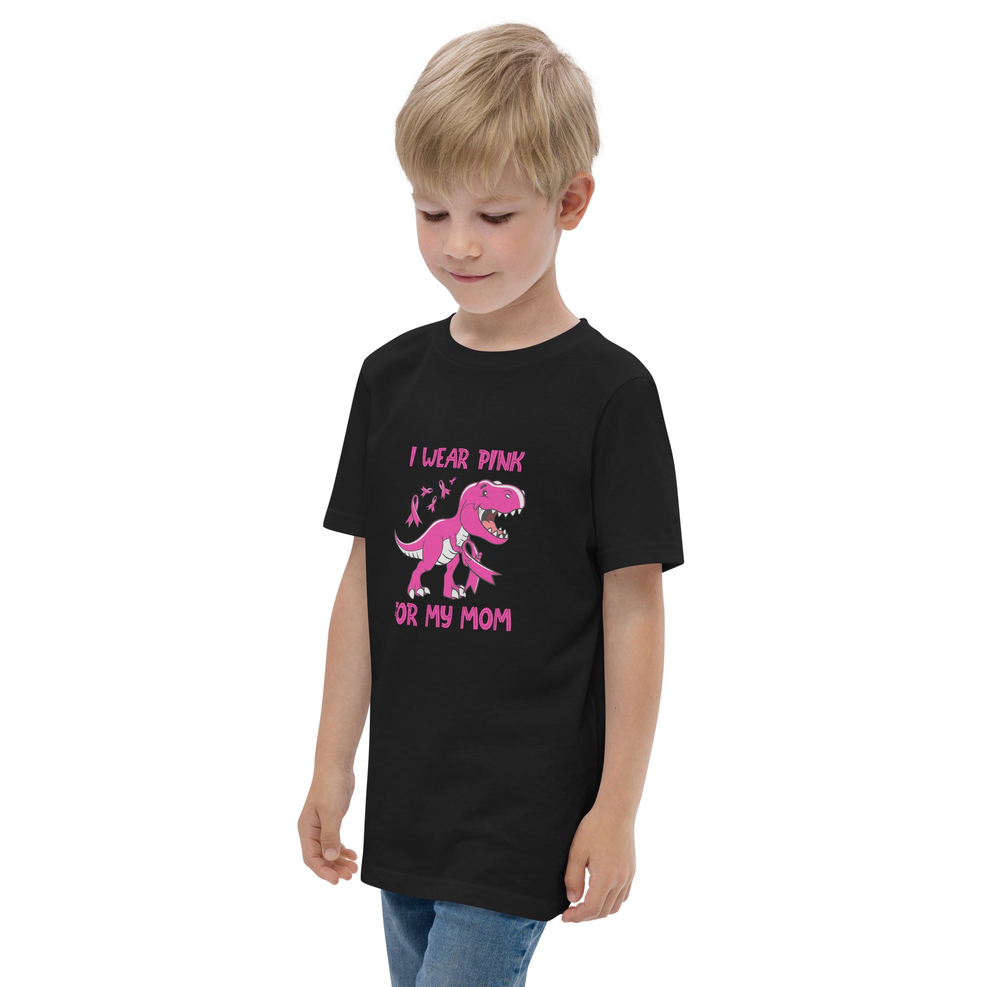 I Wear Pink For My Mom Youth jersey t-shirt